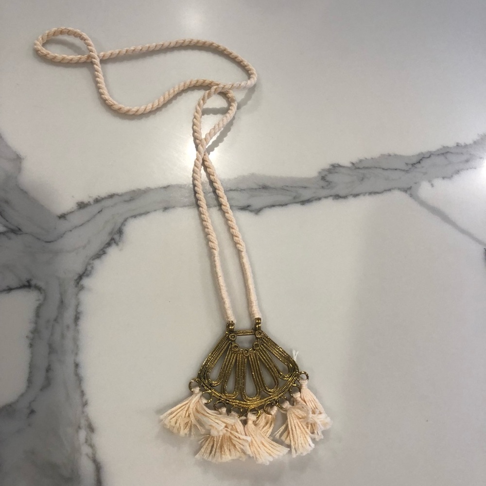 Boho chic necklace